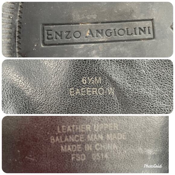 ENZO ANGIOLINI Eero Black Leather Ankle Buckle Harness Knee High Riding Boot 6.5 - Picture 12 of 13